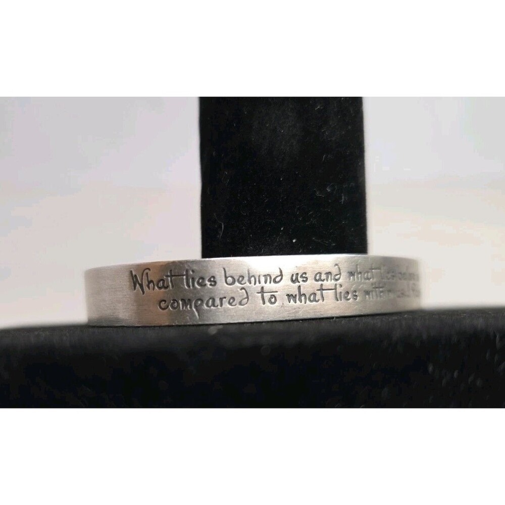 What Lies Within-Ralph Wal Emerson Cuff Bracelet Sterling Silver Laurel Elliot